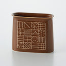 ビスケット レタースタンド 茶マット