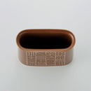 ビスケット レタースタンド 茶マット