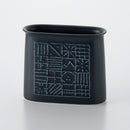 ビスケット レタースタンド 紺マット