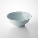 6寸反りめん丼 青白釉