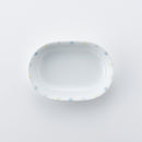 チャイルド 楕円鉢 フルール ブルー