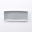 長方皿 長焼皿 グレイ