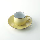 クラシック カップ＆ソーサー 黄マット