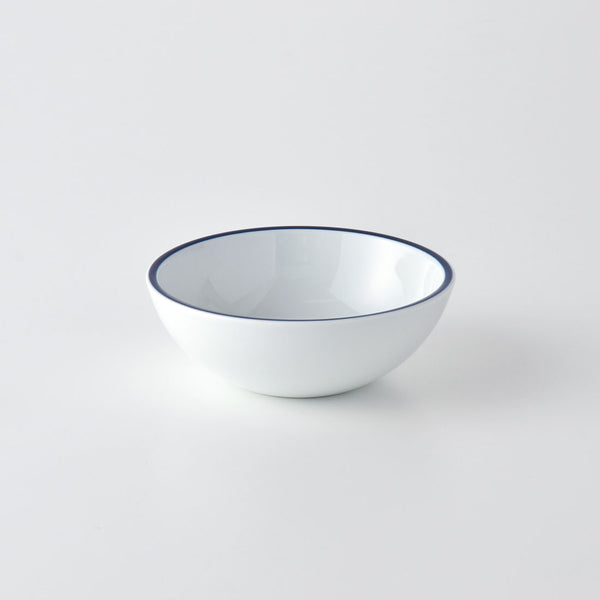 白山陶器（HAKUSAN）リーン（LEAN） 白磁ボール　6個セット フチ呉須ボール 6号 | 白山陶器直営オンラインストア