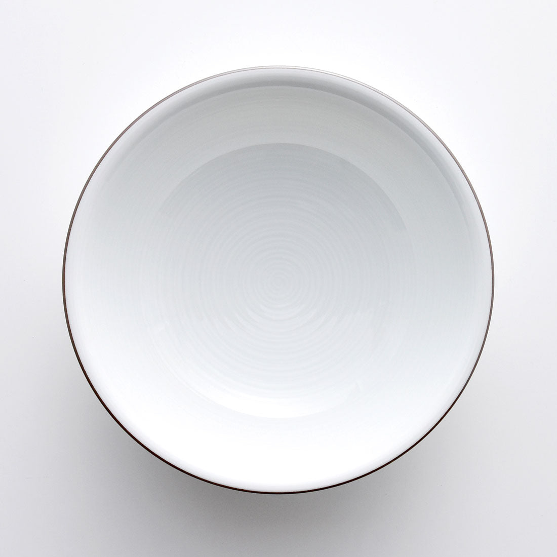 白磁千段 7寸反りめん丼 | 白山陶器直営オンラインストア