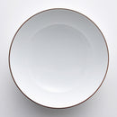 白磁千段 8寸平鉢