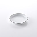 白磁千段 6.0深皿