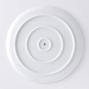 白磁千段 平皿10号