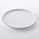 白磁千段 平皿10号