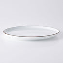 白磁千段 平皿10号