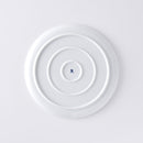 白磁千段 平皿8号