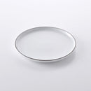 白磁千段 平皿8号