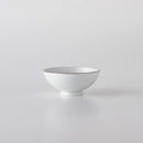 白磁千段 3.5寸飯碗