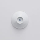 白磁千段 4寸飯碗