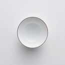 白磁千段 4.2寸飯碗