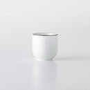 白磁千段 ゆのみ(大)