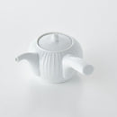 白磁立筋 急須