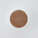 彫釉彩 反りふたもの(L) 茶