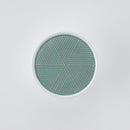 彫釉彩 反りふたもの(L) グリーン