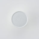 彫釉彩 反りふたもの(M) 白