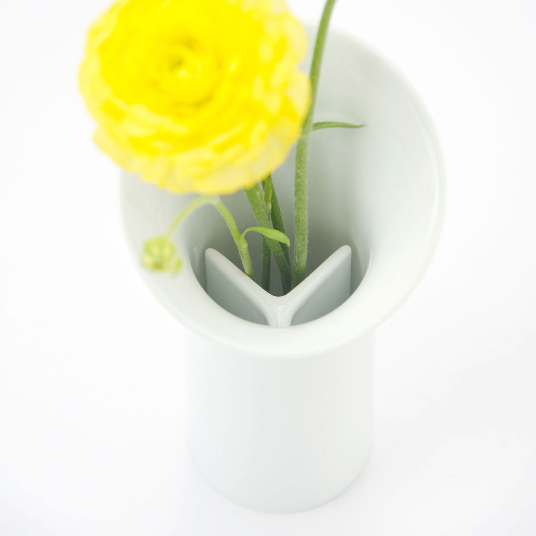 フォーン 花瓶 花留め付 | 白山陶器直営オンラインストア