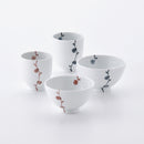 一本つる草 ゆのみ(小) 赤