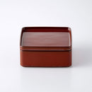 角型ふたもの(大) 鉄赤