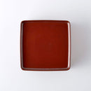 角型ふたもの(大) 鉄赤