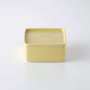 角型ふたもの(小) 黄マット