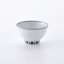 高台花 小丼 ブルー