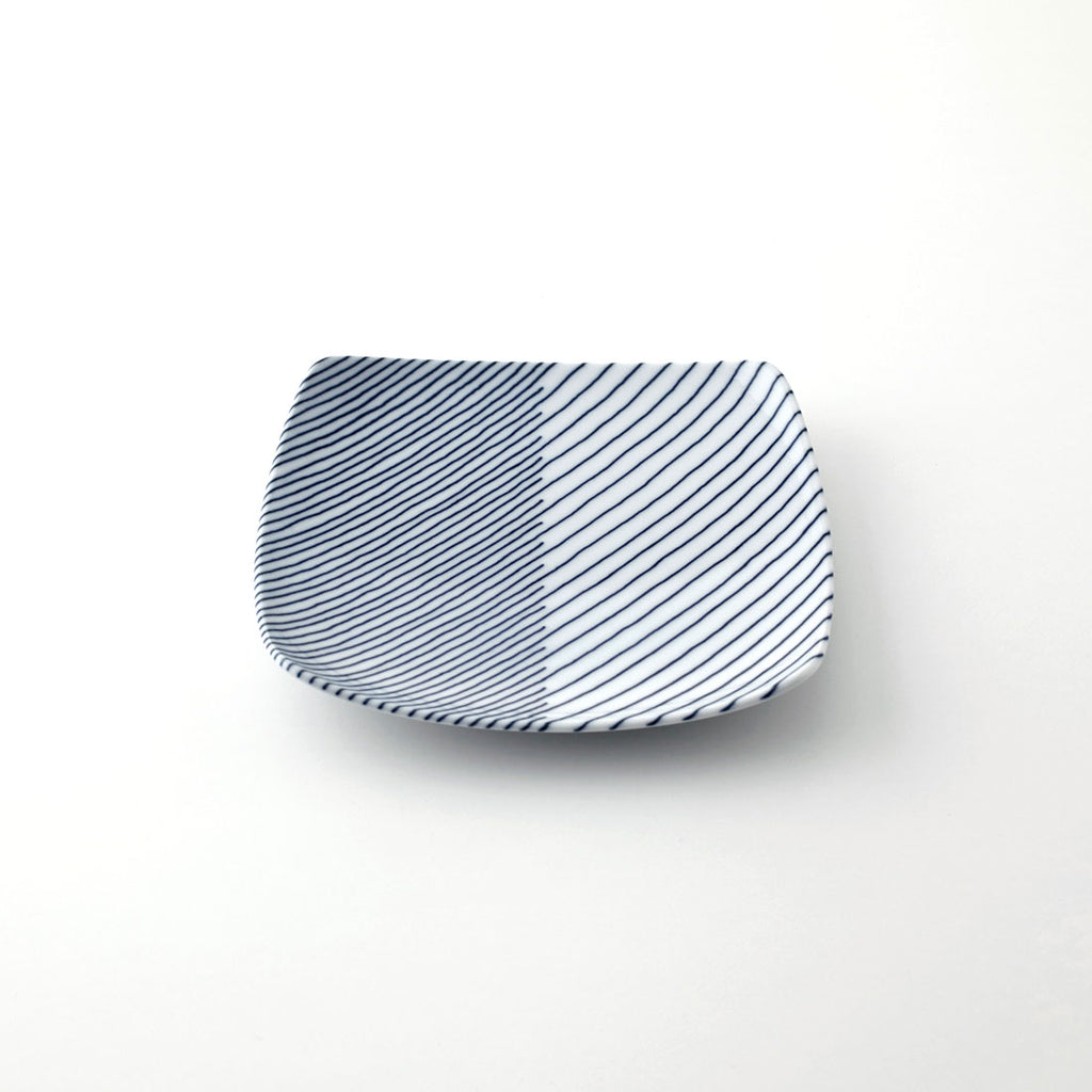 専用　白山陶器　反角中皿（16.5×16.5cm） 5枚組　K