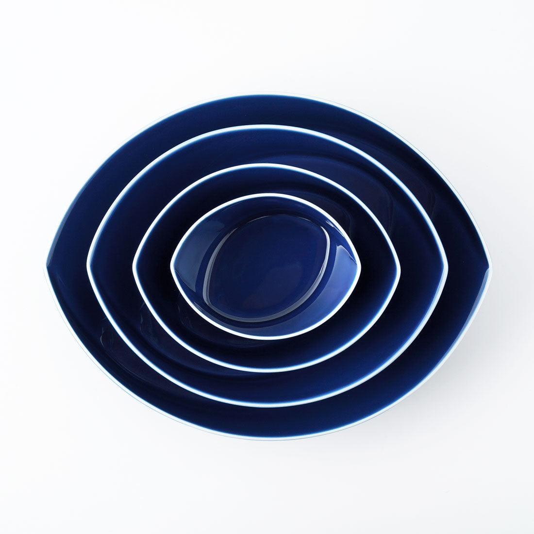 リーヴズ デザートカップ ブルー | 白山陶器直営オンラインストア