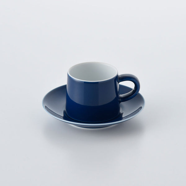 青ライン カップ マニセス 古陶 コーヒーカップ スペインデルフト/J643 ボールド カップ&ソーサー ブルーライン | 白山陶器直営