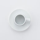 M型シリーズ カップ&ソーサー 白マット