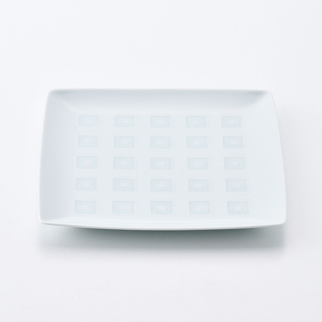 NO352 古相馬　糠白釉に緑釉流し掛け　長皿 緑白釉シノギ7.5寸皿 - 土井善男 作家もの器 | zakka土の記憶