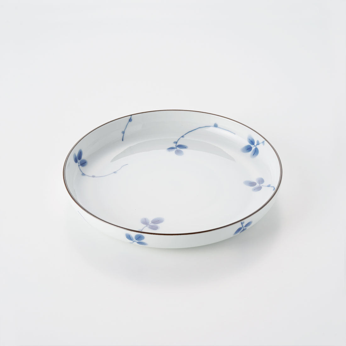 白髙麗波彫花文皿五客 波佐見焼 錦 牡丹唐草 広渕深皿(緑) 15.5cm 洸琳窯の通販