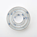 なずな 4.5深皿 青