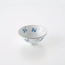 なずな 4寸飯碗 青