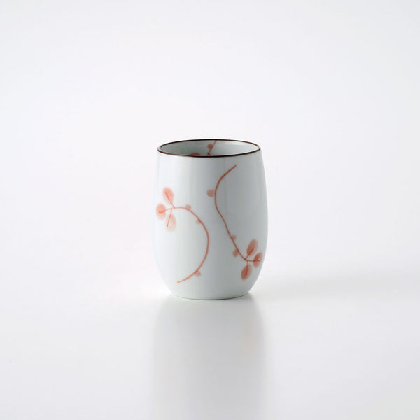 なずな なつめゆのみ(大) 赤 | 白山陶器直営オンラインストア