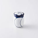 ねじり梅 なつめゆのみ(大)蓋付 青