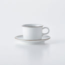 ONEST コーヒーカップ&ソーサー 白マット