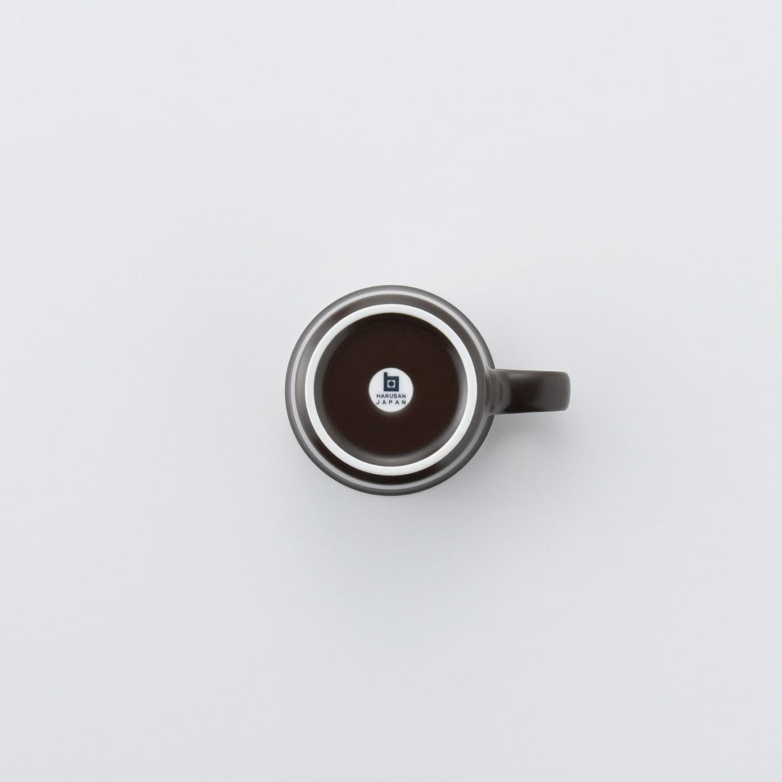 ONEST デミタスカップ&ソーサー こげ茶マット | 白山陶器直営 ONEST デミタスカップ&ソーサー こげ茶マット | 白山陶器直営