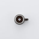 ONEST デミタスカップ&ソーサー こげ茶マット