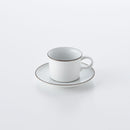 ONEST デミタスカップ&ソーサー 白マット