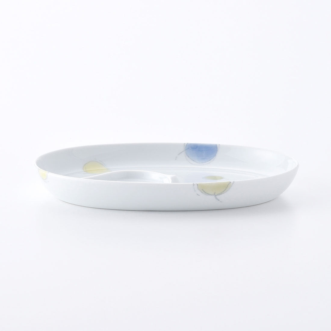 PiPi ランチプレート ふわりブルー | 白山陶器直営オンラインストア