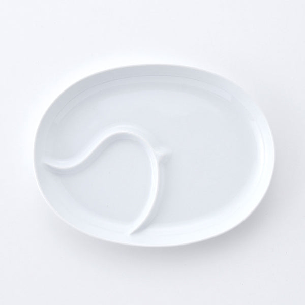 PiPi ランチプレート ホワイト | 白山陶器直営オンラインストア