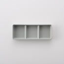 レクタ 三品薬味皿 グレイマット