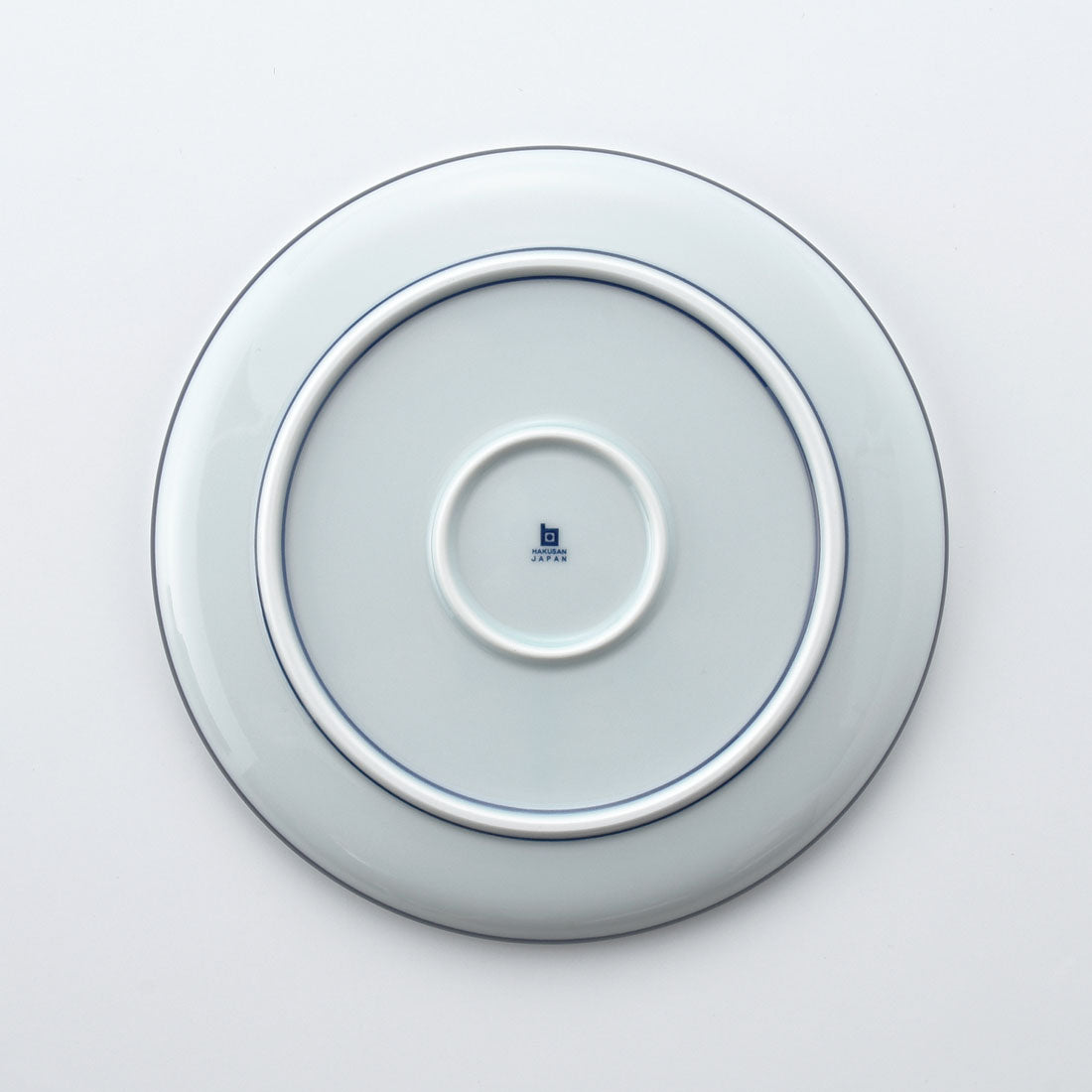 ルリ木の葉 平皿7号 | 白山陶器直営オンラインストア