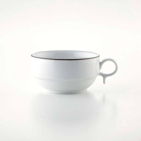 【期間限定特価】 S型スープボール(小) 白山陶器直営オンラインストア ｜ 白マット 食器