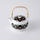 錆絵木の葉紋 土瓶